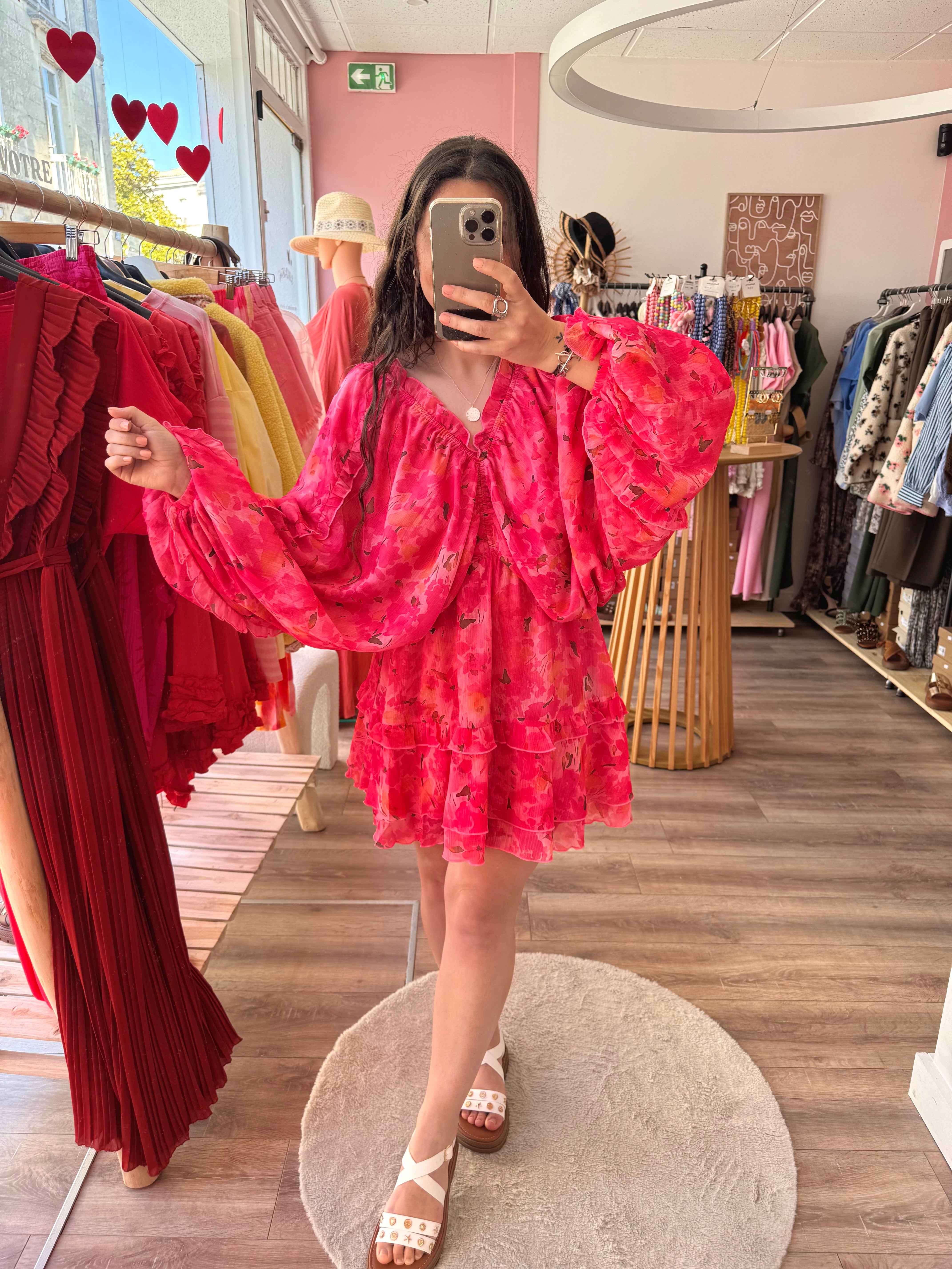 ROBE ROSE BALLON