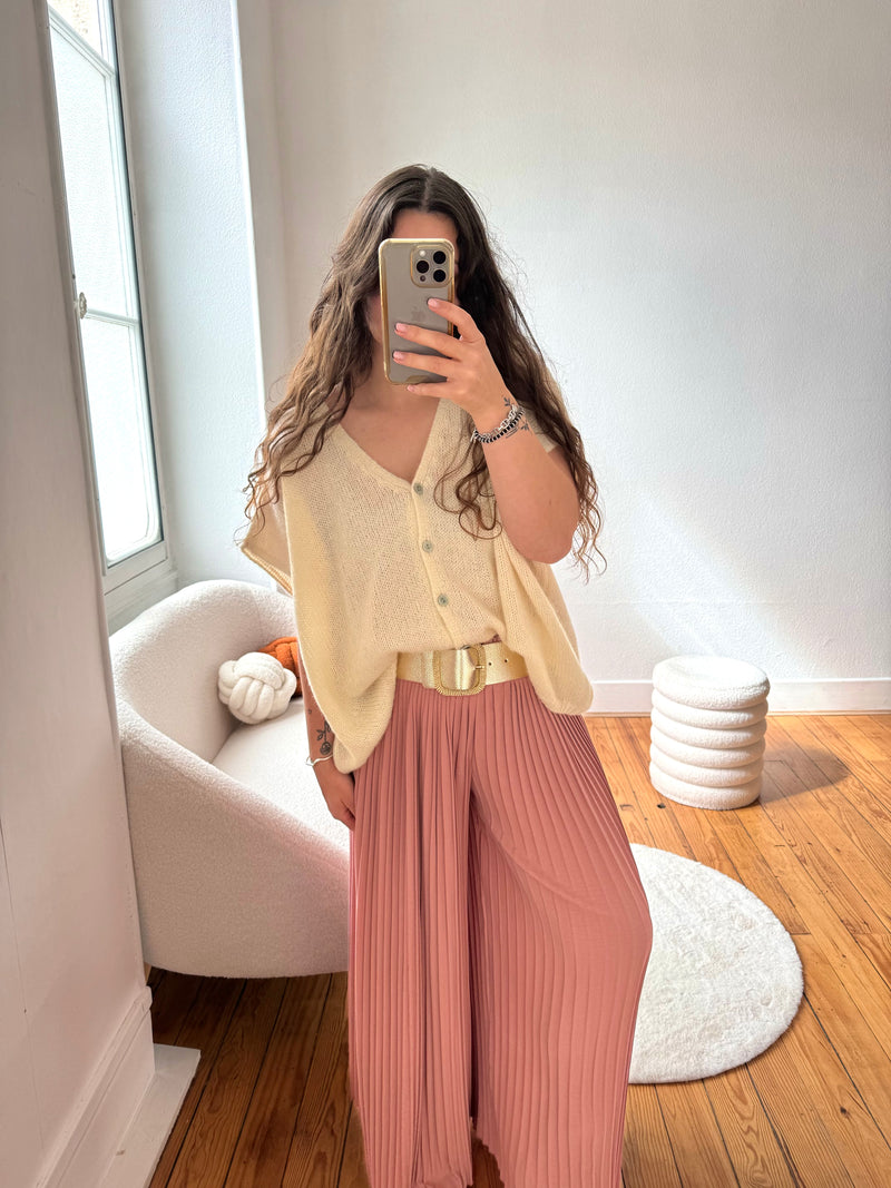 PANTALON AMPLE ROSE