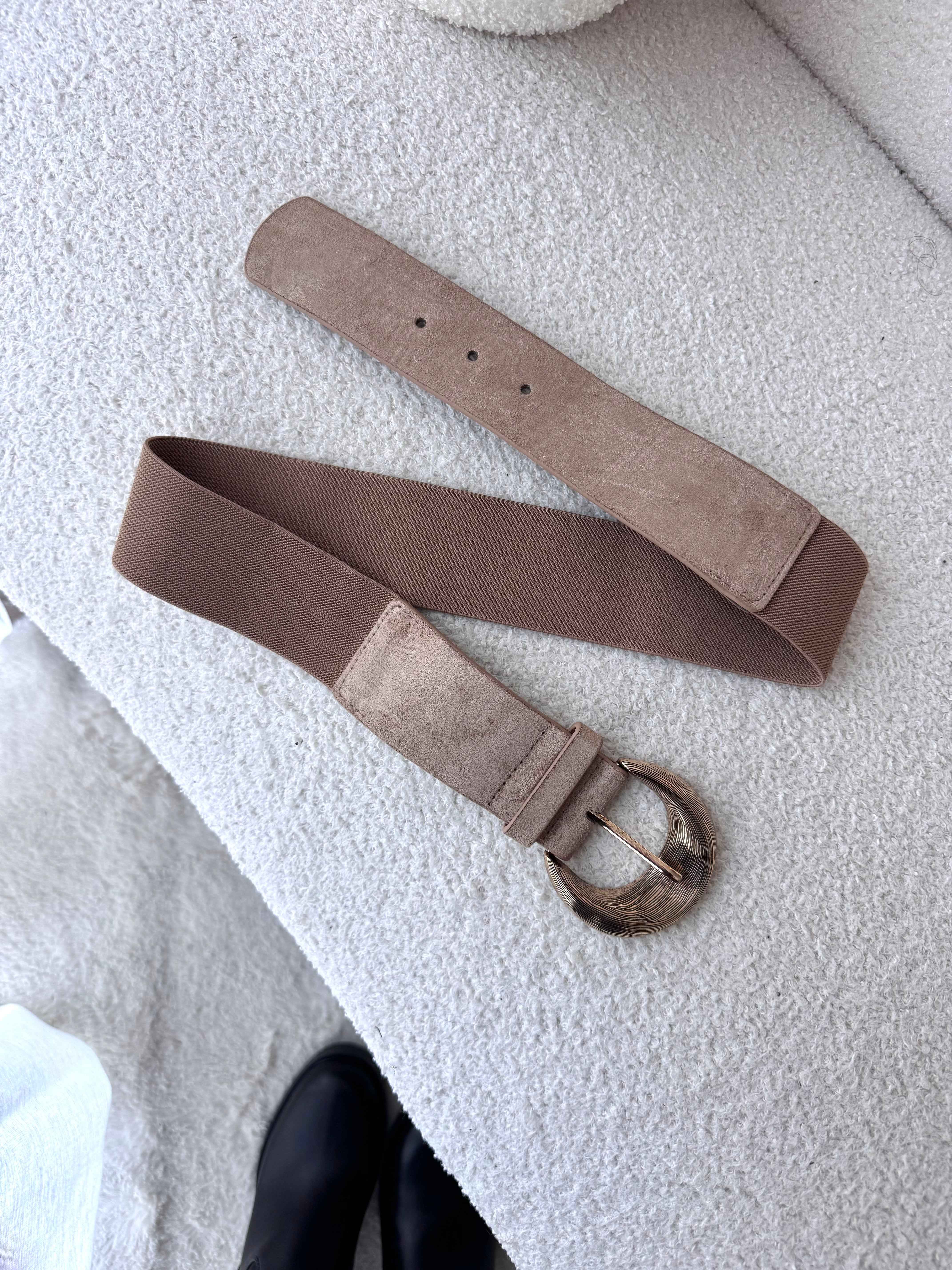 CEINTURE BOUCLE BEIGE