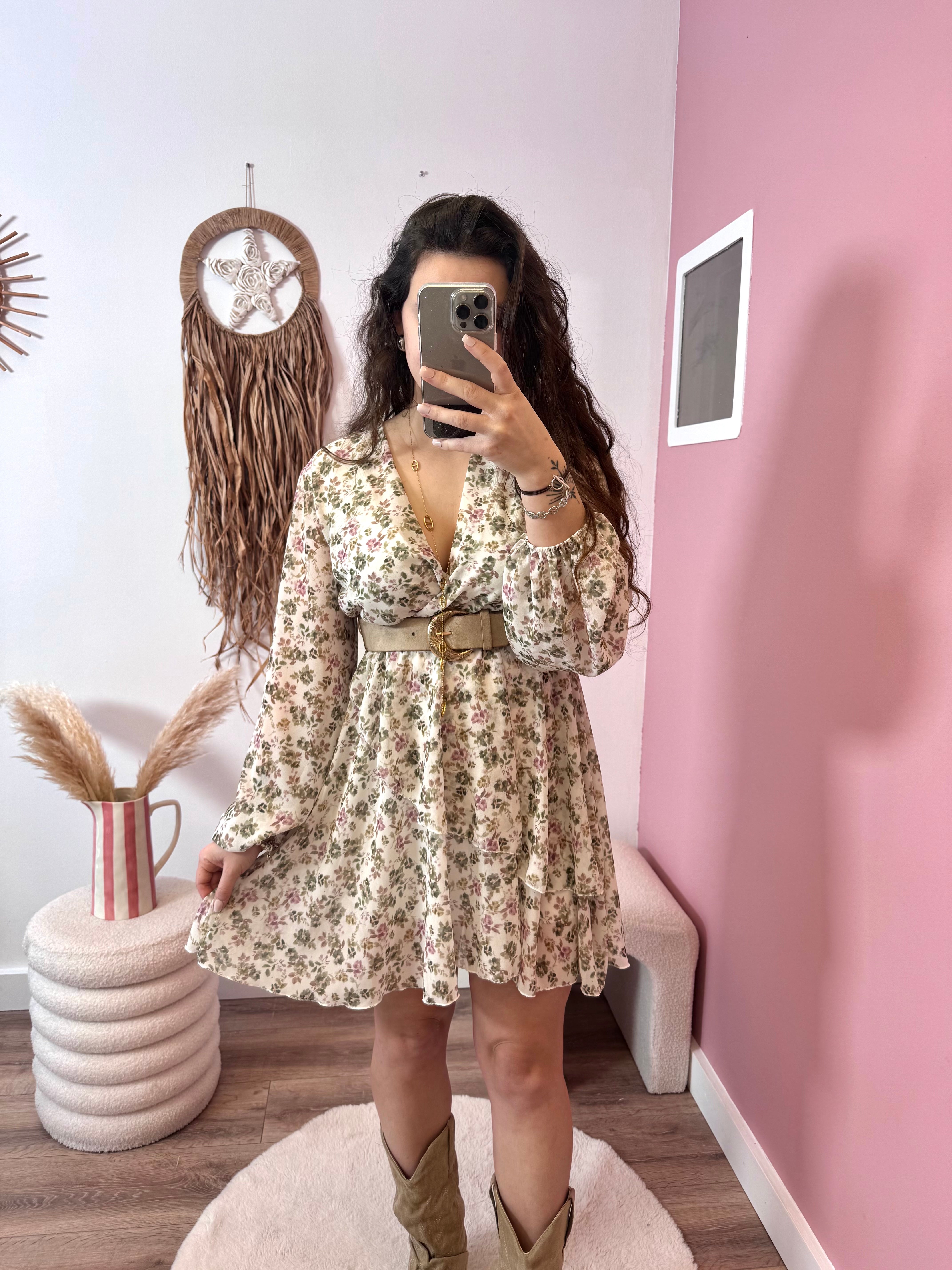 PRÉCOMMANDE ROBE ANA KAKI ( expédition dans la semaine)