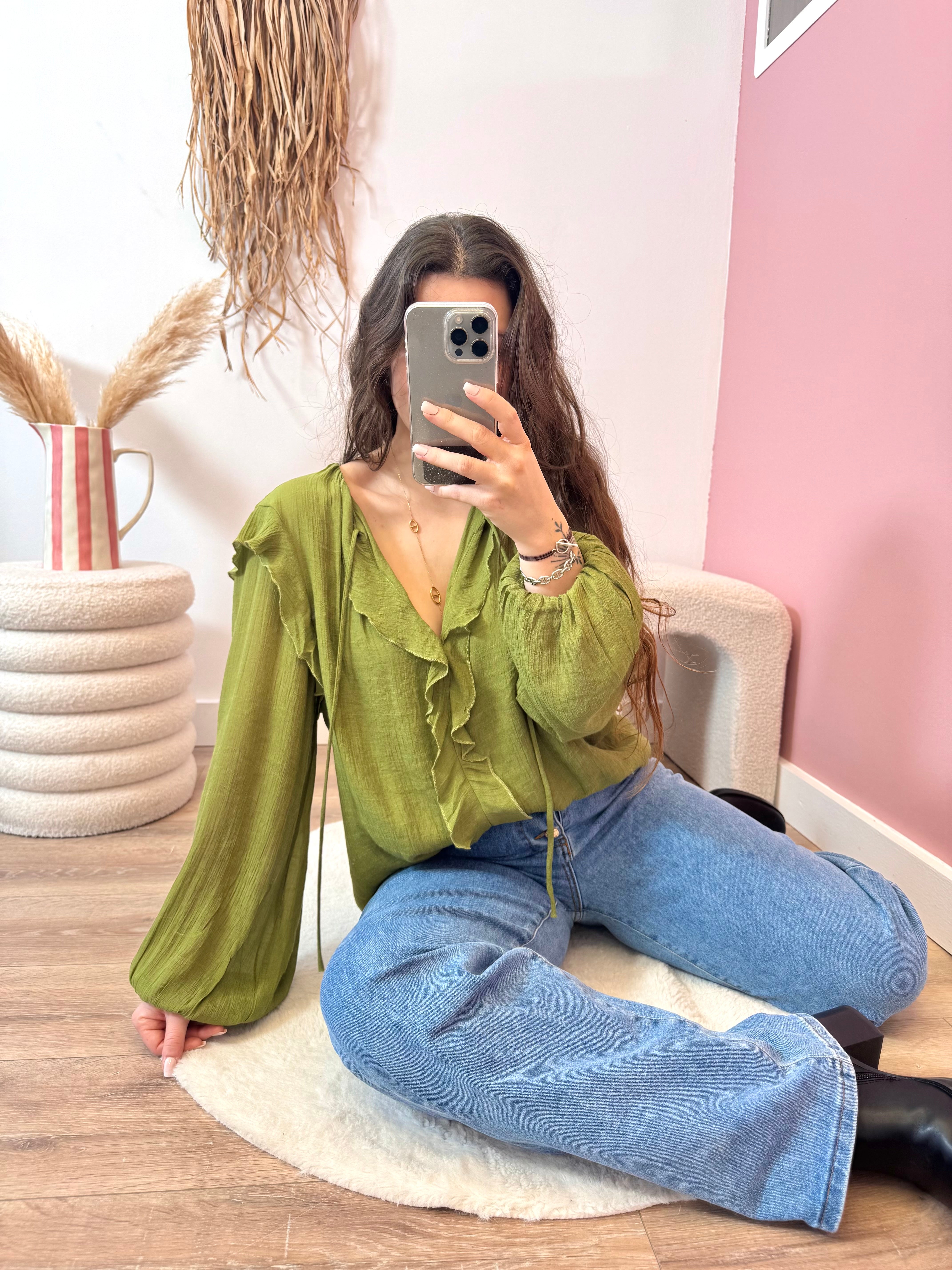 BLOUSE OLIVE