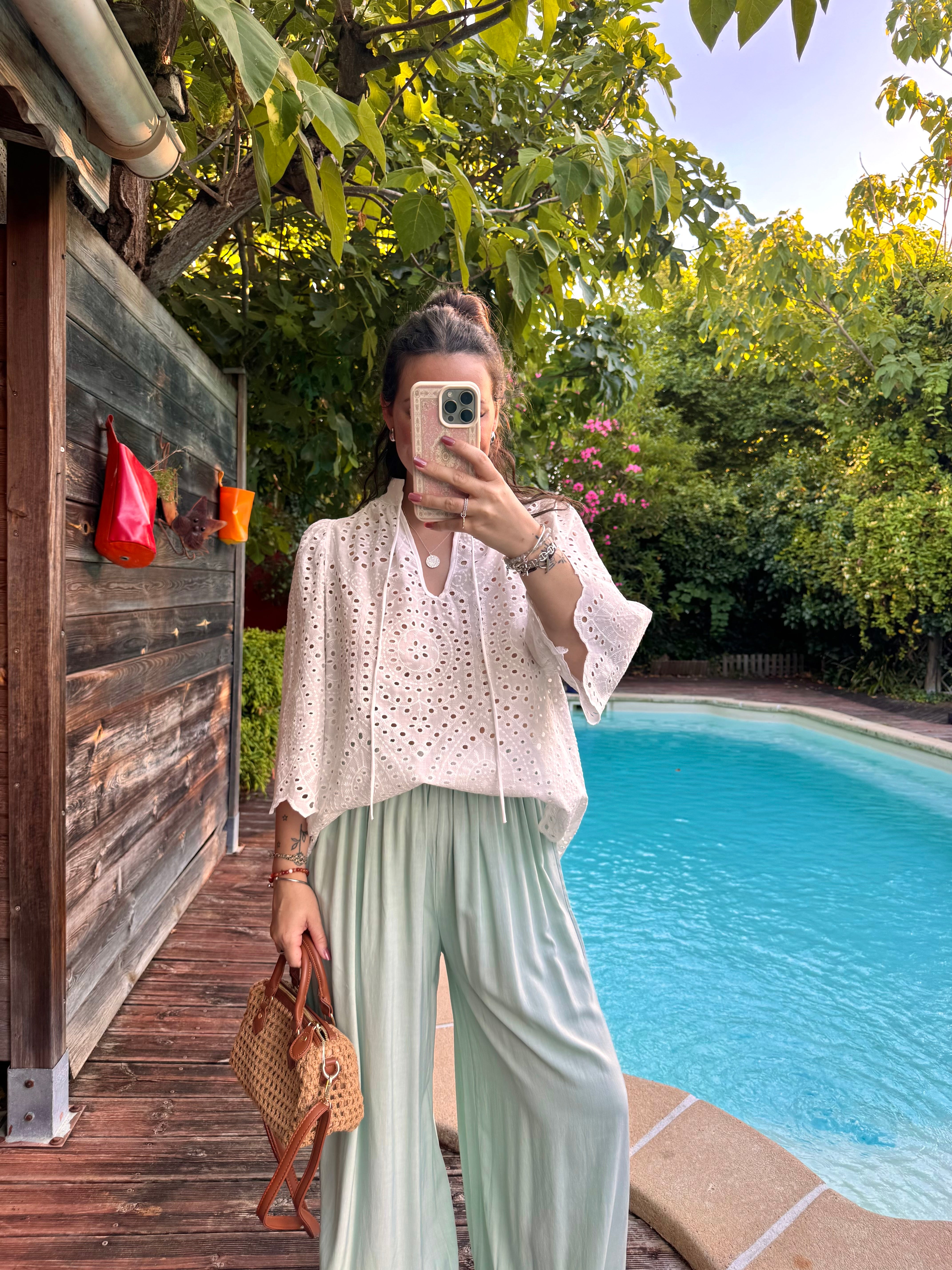 BLOUSE CLEM BLANCHE