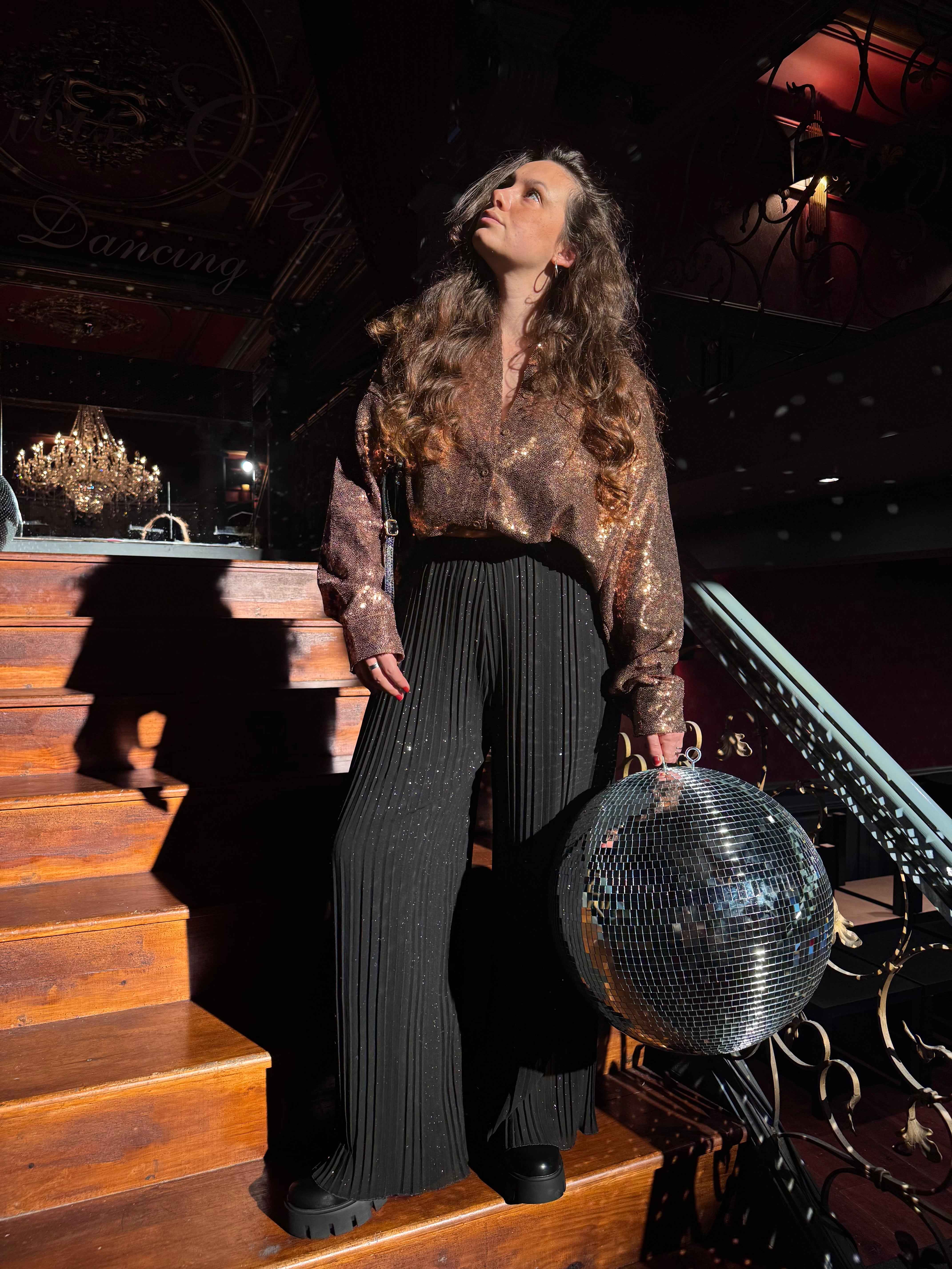 PANTALON LOLA À PAILLETTES