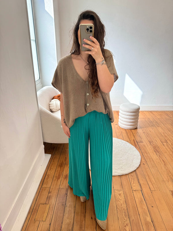 PANTALON AMPLE ÉMERAUDE