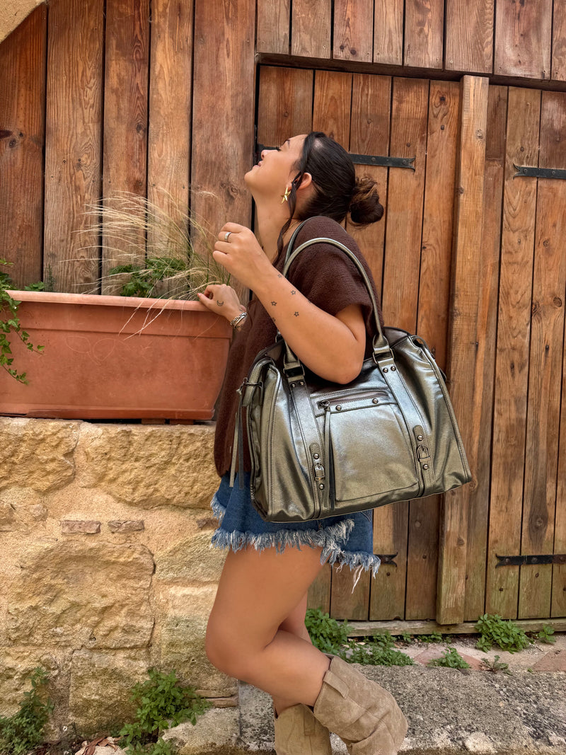 SAC XXL LOUISE ARGENTÉ