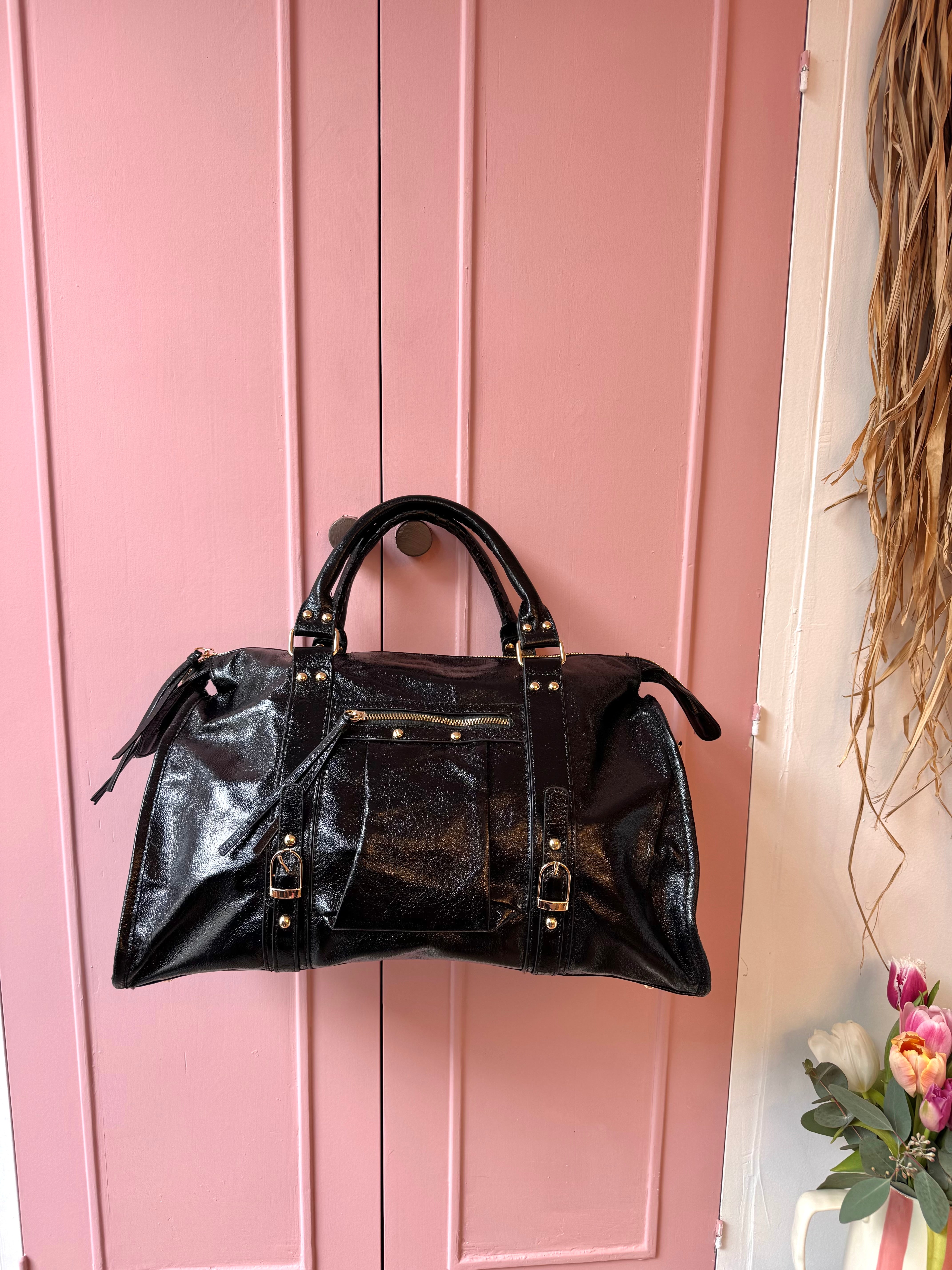 SAC XXL BRILLANT NOIR