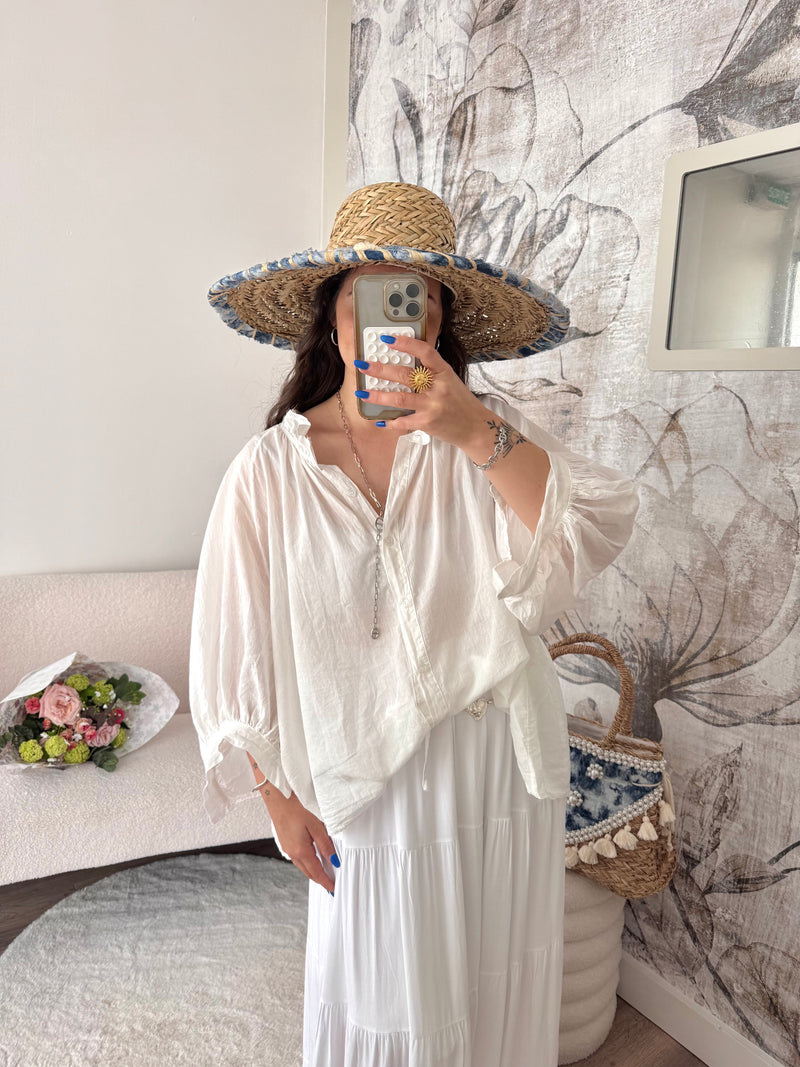 BLOUSE BLANCHE BOHÈME