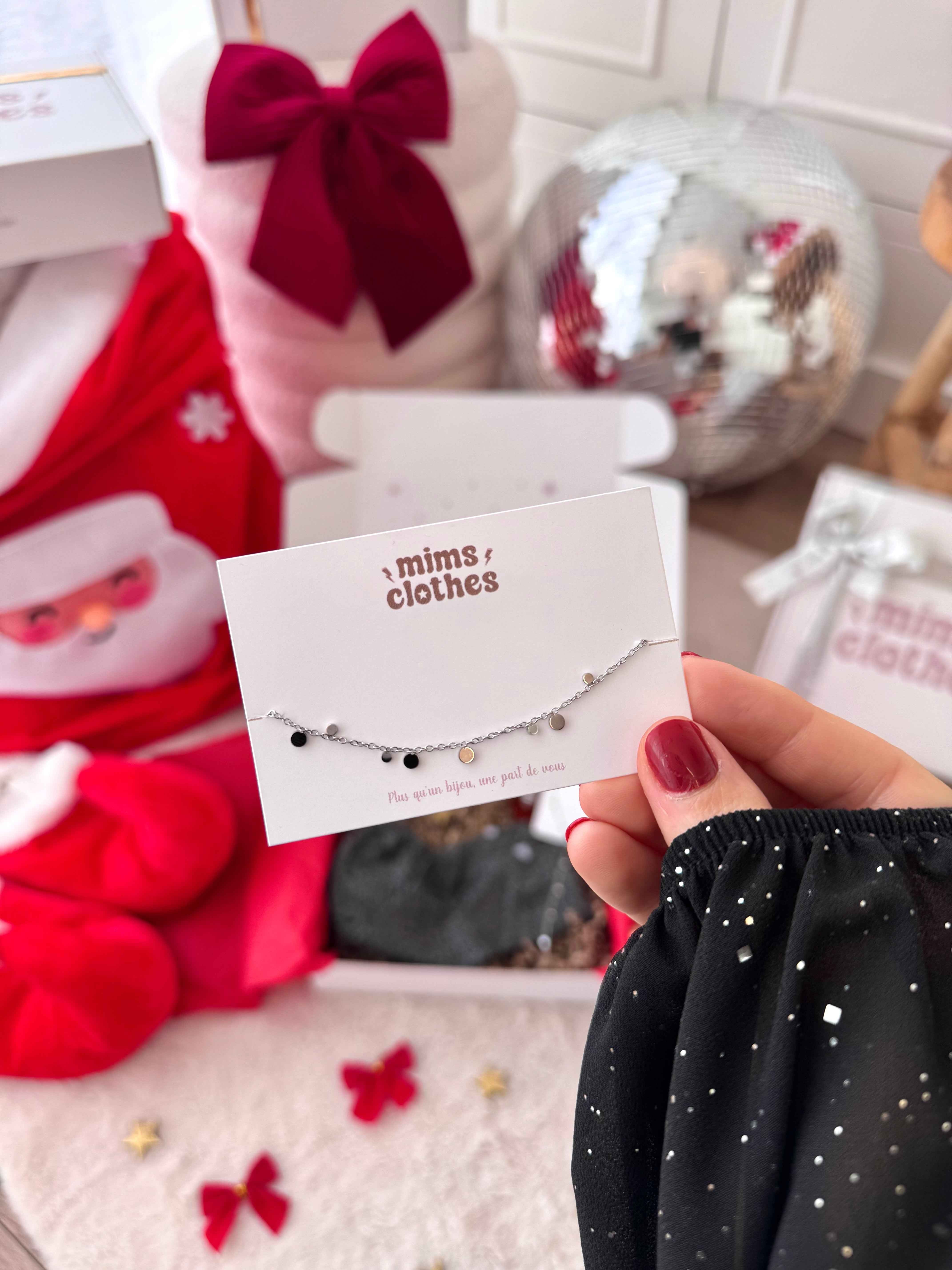 COFFRET NOEL DORÉ OU ARGENTÉ ( 4 cadeaux )