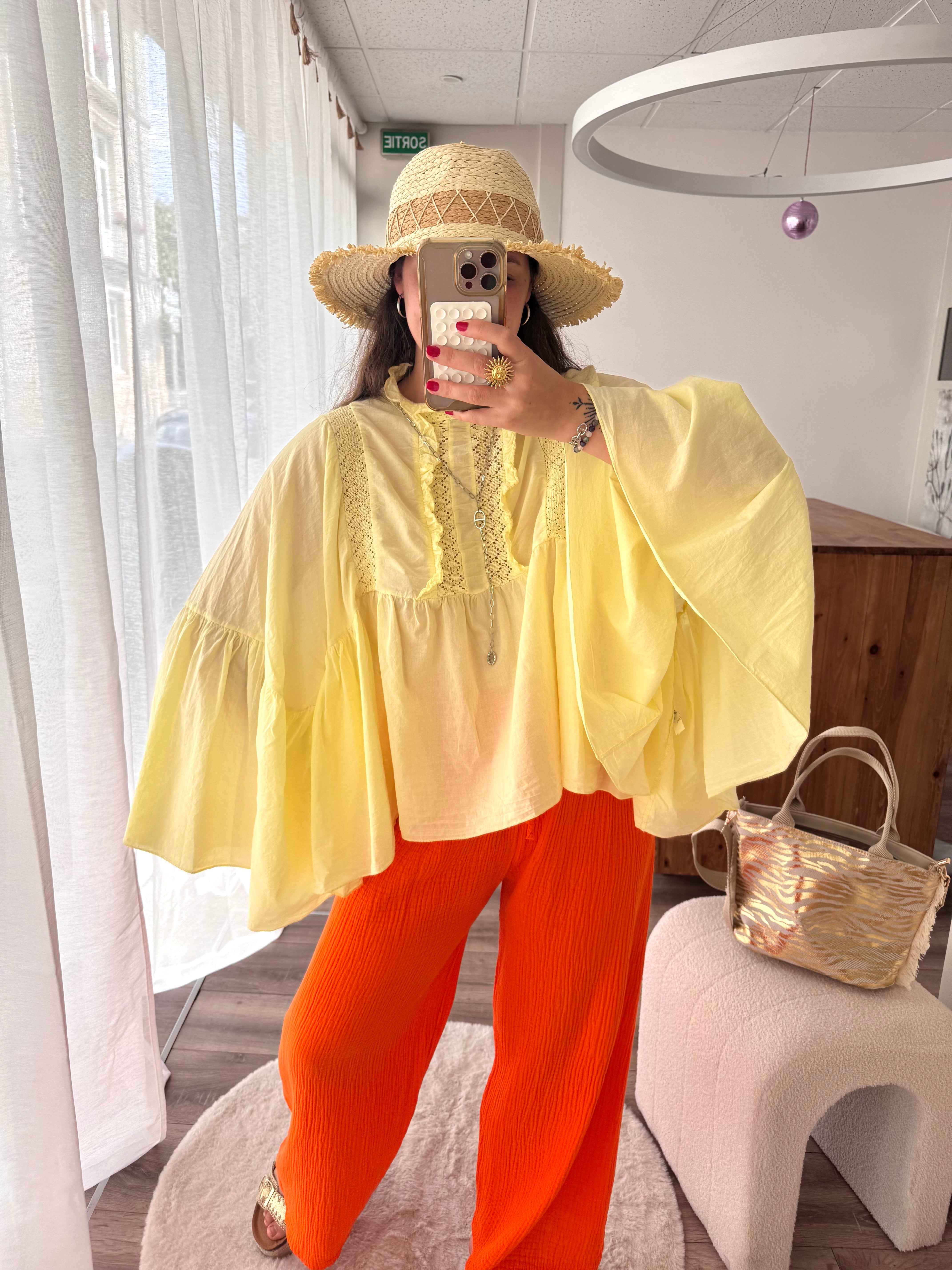 BLOUSE JAUNE