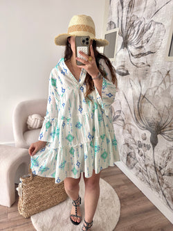 ROBE TURQUOISE