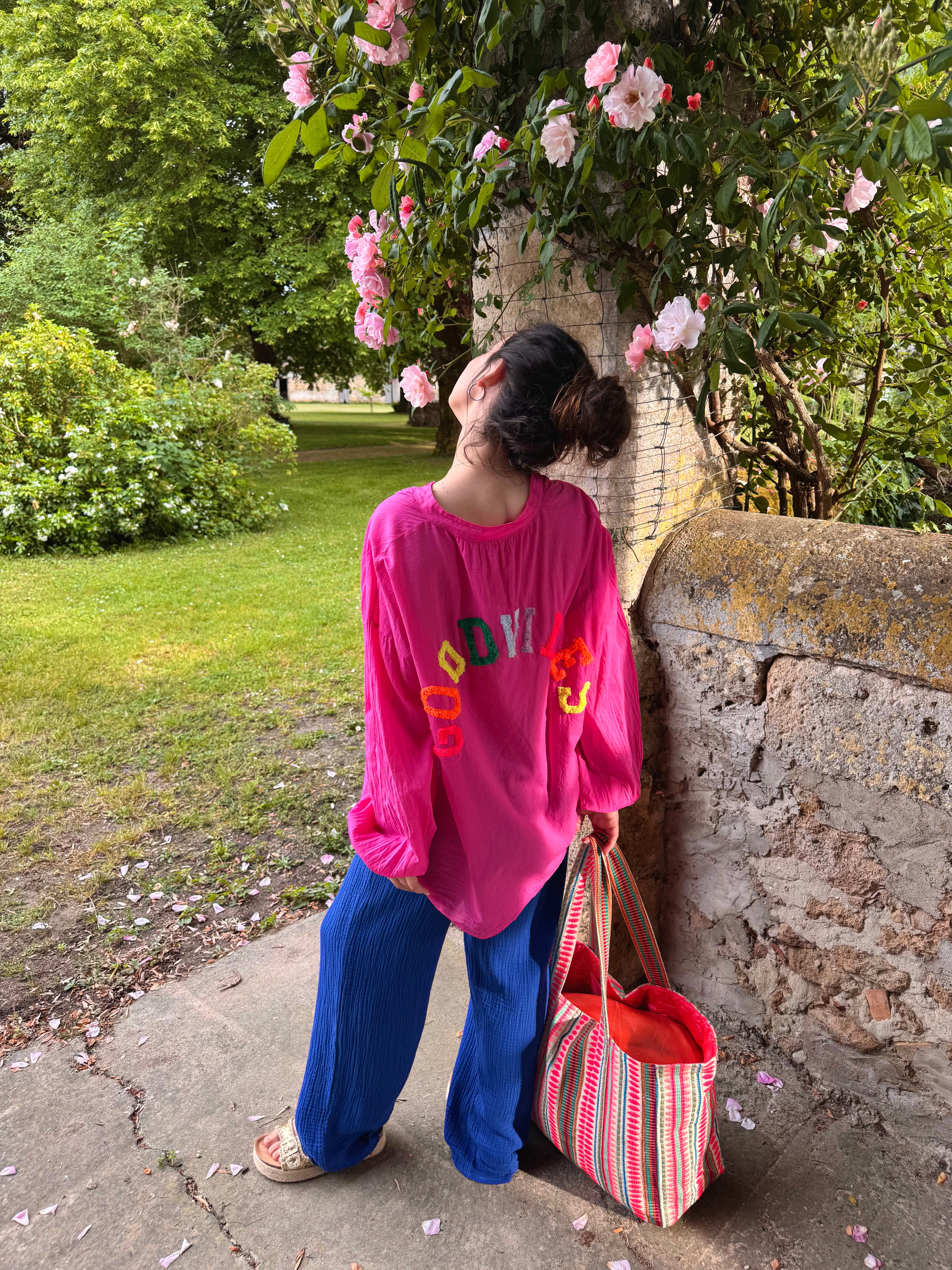 CHEMISE GOODVIBES FUCHSIA